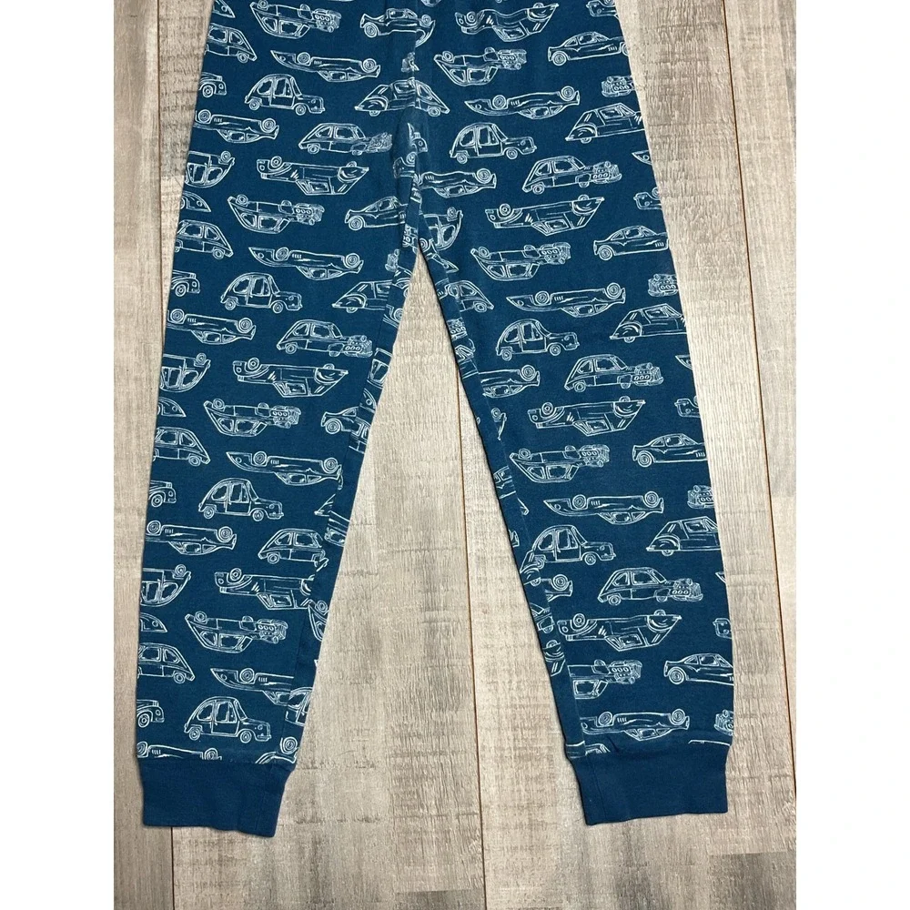Gymboree Boys Blue Vintage Car Print Pajama Set 2-Piece Cotton Snug Fit Size 6